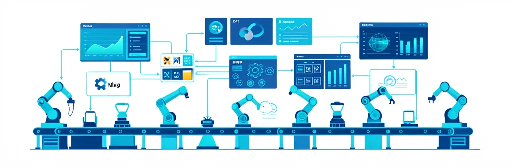 Transformacja cyfrowa przemysłu - integracja systemów ERP, MES, IoT, AI